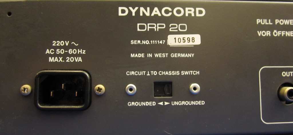激レア！DYNACORD DRP20 ビンテージリバーブ reverb｜Dynacord DRP 20