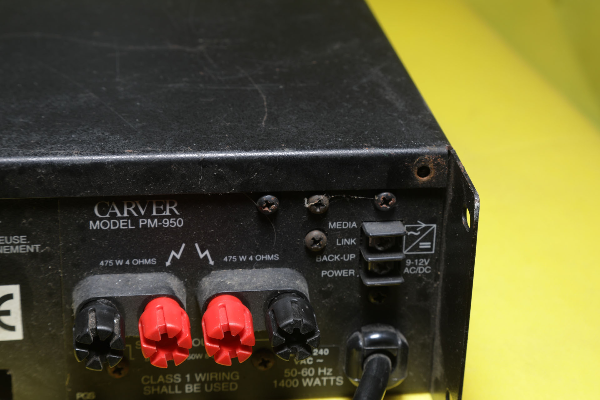 CARVER pm950 パワーアンプ 本体 Spheremusic - Bargain or auction detail